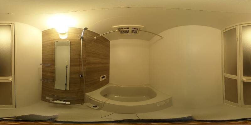 パノラマ画像バスルーム