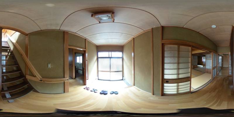 パノラマ画像玄関