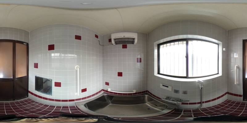 パノラマ画像バスルーム