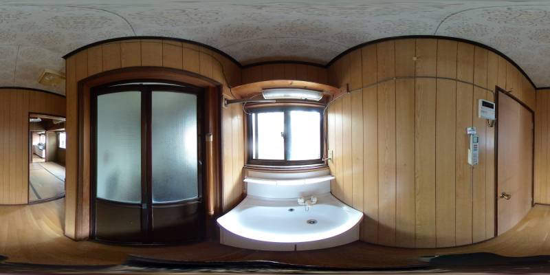 パノラマ画像洗面所