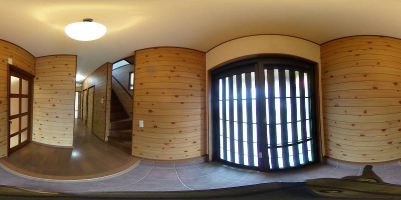 パノラマ画像玄関