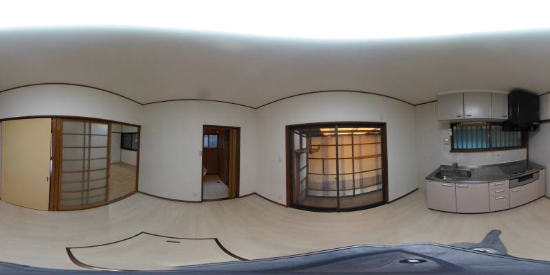 パノラマ画像キッチン