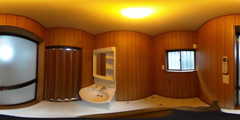 パノラマ画像洗面所