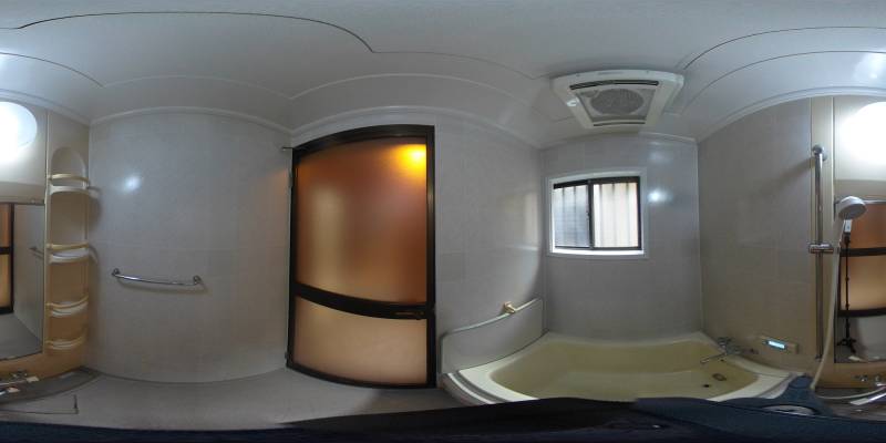 パノラマ画像バスルーム