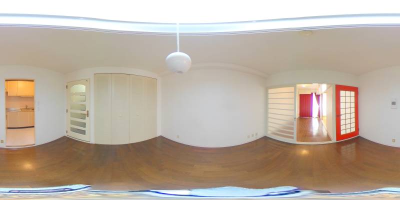 パノラマ画像洋室