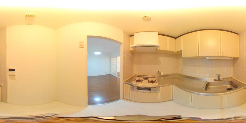 パノラマ画像キッチン