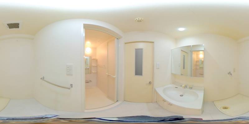 パノラマ画像洗面所