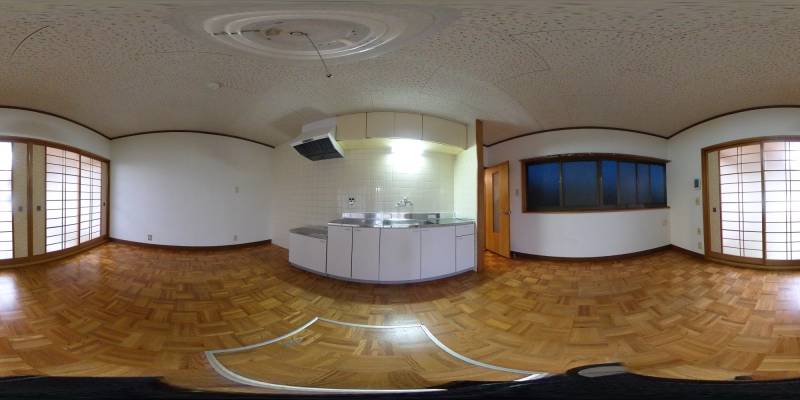 パノラマ画像キッチン