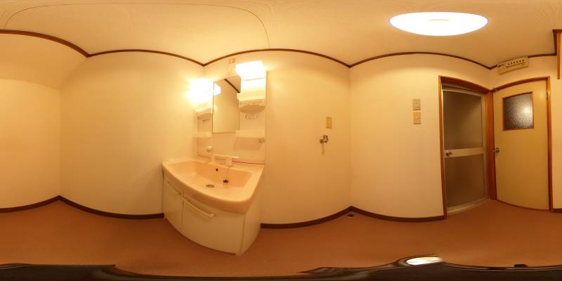 パノラマ画像洗面所