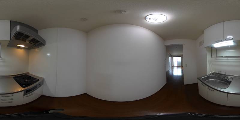 パノラマ画像キッチン