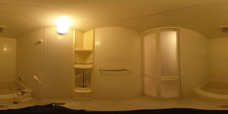 パノラマ画像バスルーム