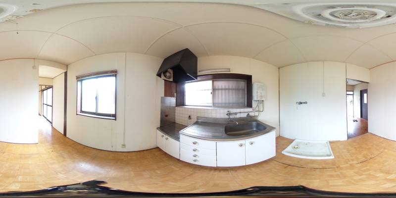 パノラマ画像キッチン