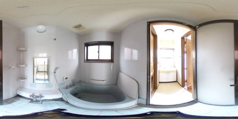 パノラマ画像バスルーム