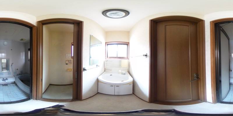 パノラマ画像洗面所