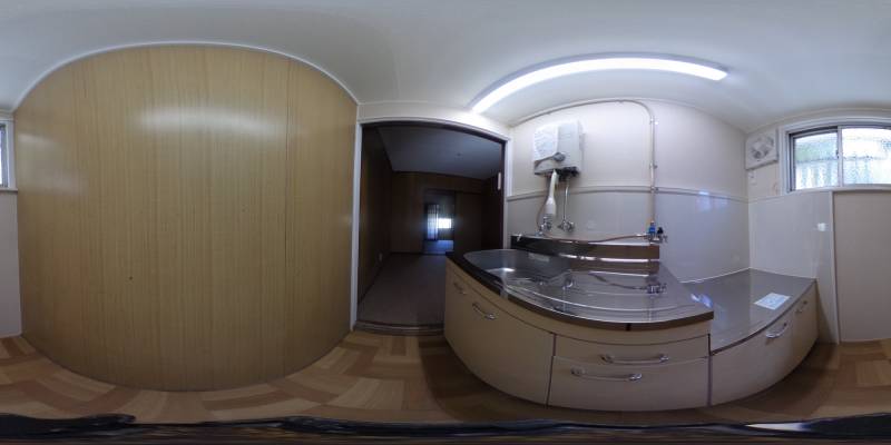 パノラマ画像キッチン