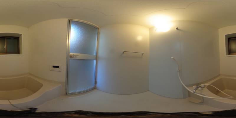 パノラマ画像バスルーム