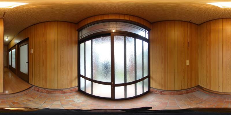 パノラマ画像玄関