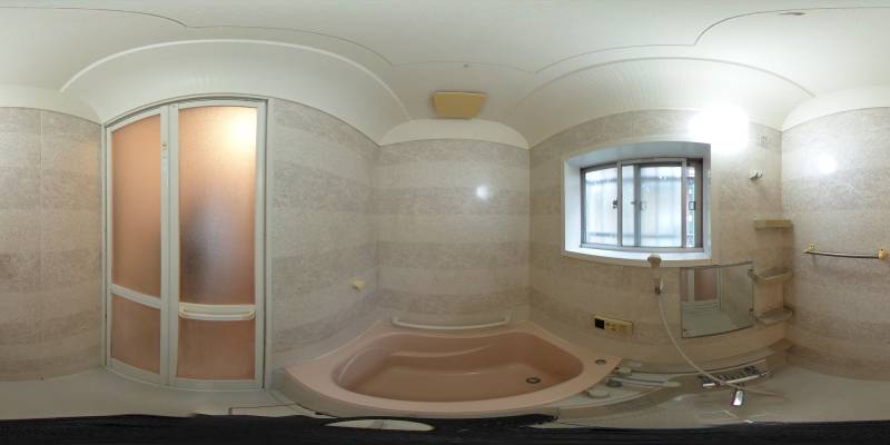 パノラマ画像バスルーム