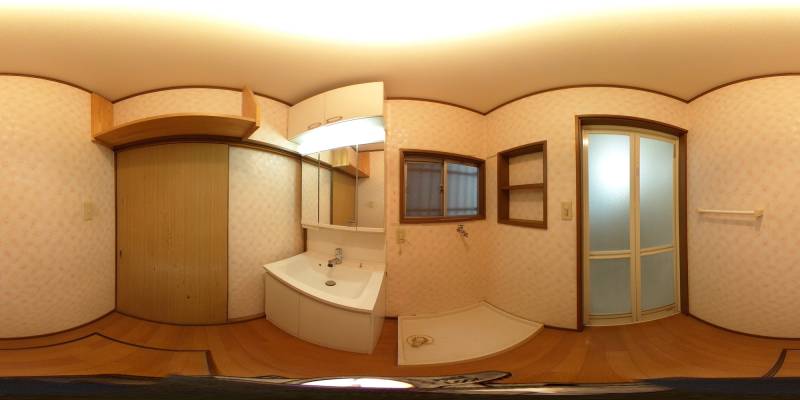 パノラマ画像洗面所