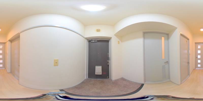 パノラマ画像玄関