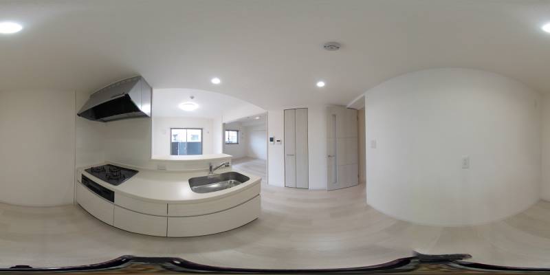 パノラマ画像キッチン