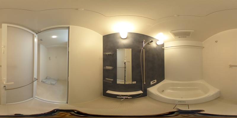 パノラマ画像バスルーム