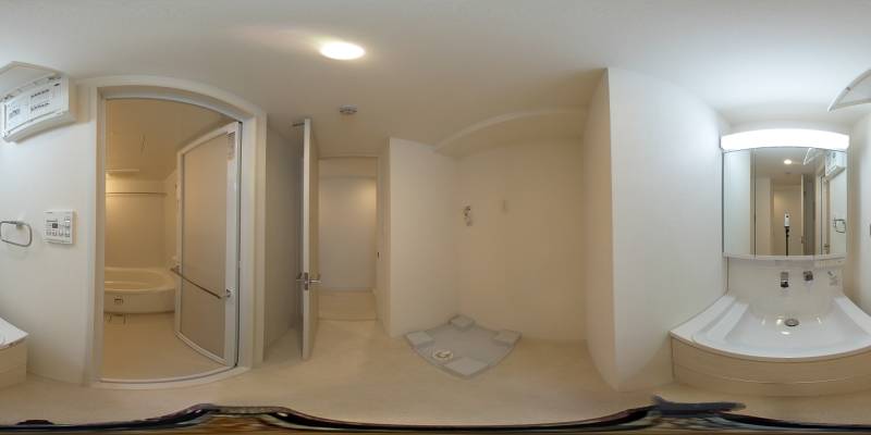 パノラマ画像洗面所