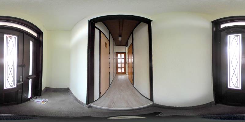 パノラマ画像玄関