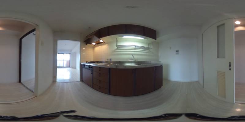 パノラマ画像キッチン
