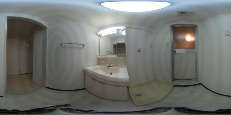 パノラマ画像洗面所