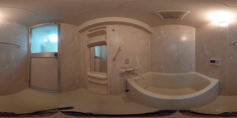 パノラマ画像バスルーム