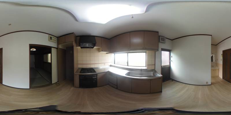 パノラマ画像キッチン