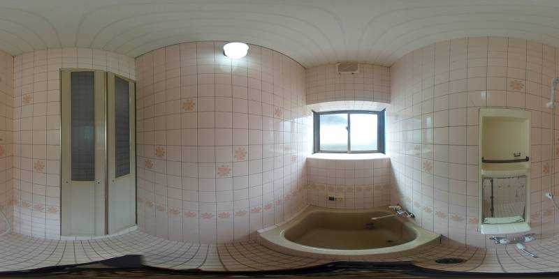 パノラマ画像バスルーム