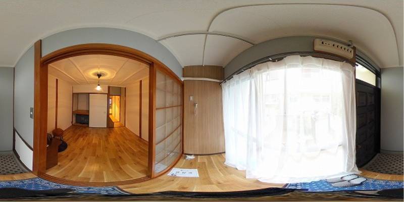 パノラマ画像玄関