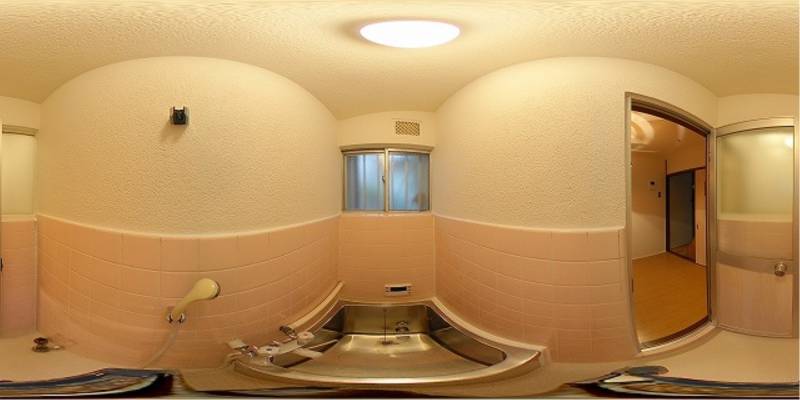 パノラマ画像バスルーム