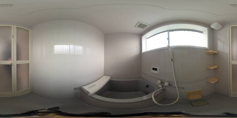 パノラマ画像バスルーム