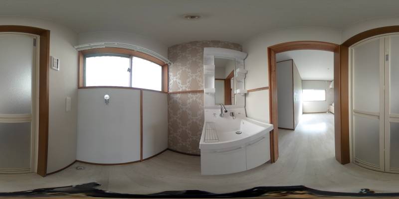 パノラマ画像洗面所