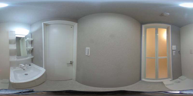 パノラマ画像洗面所