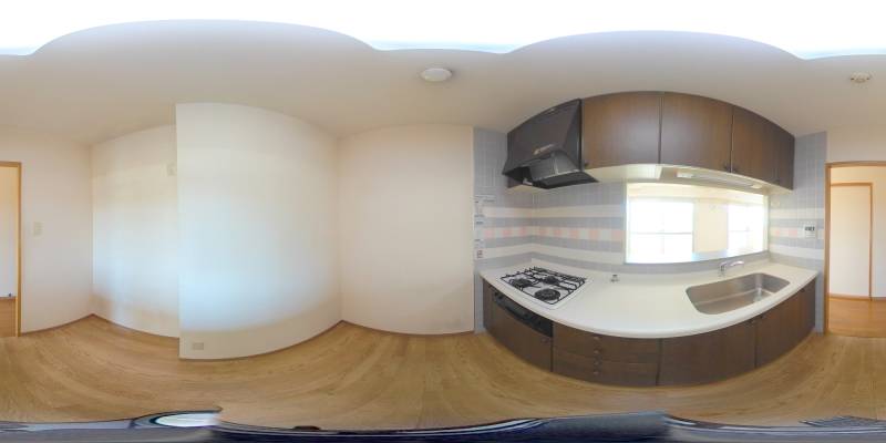 パノラマ画像キッチン