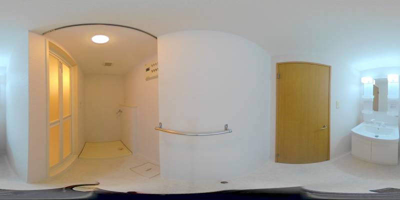 パノラマ画像洗面所