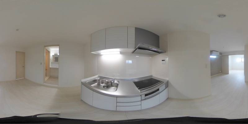 パノラマ画像キッチン