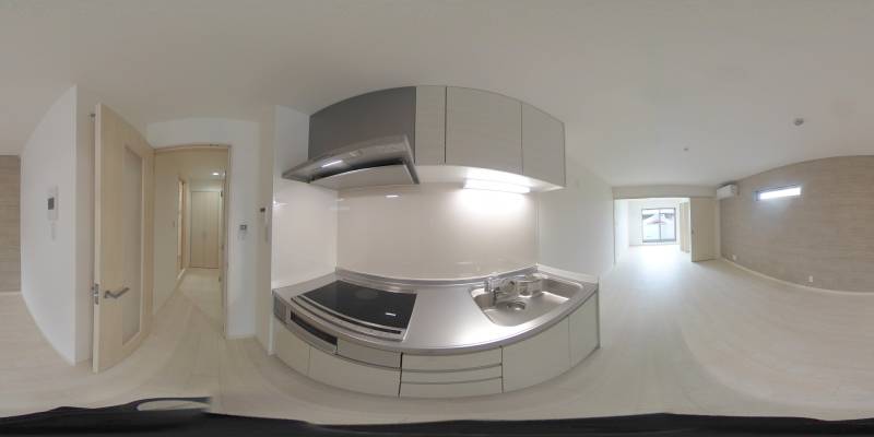 パノラマ画像キッチン