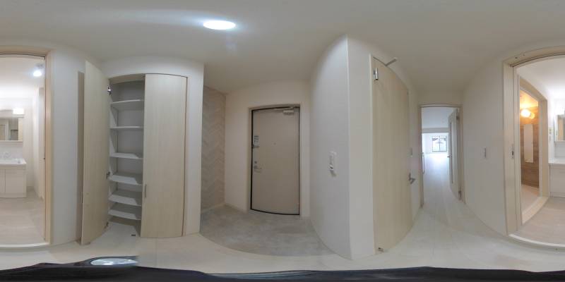 パノラマ画像玄関