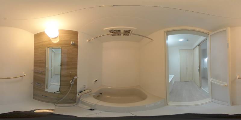 パノラマ画像バスルーム