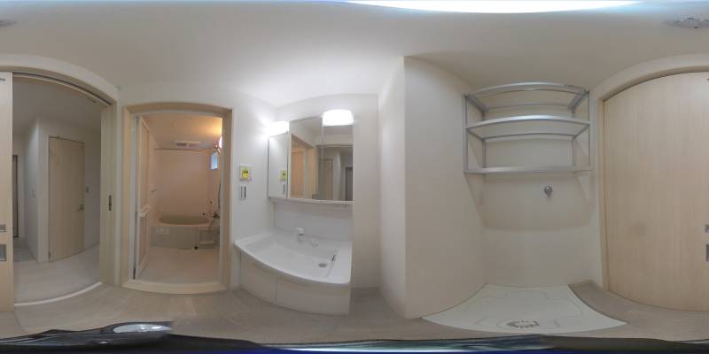 パノラマ画像洗面所