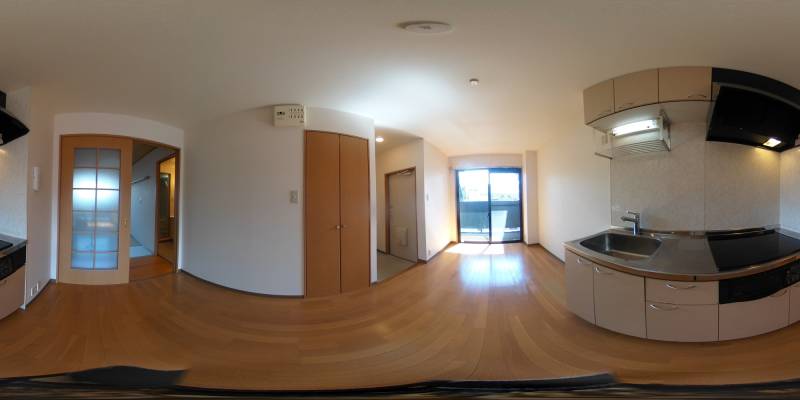 パノラマ画像キッチン