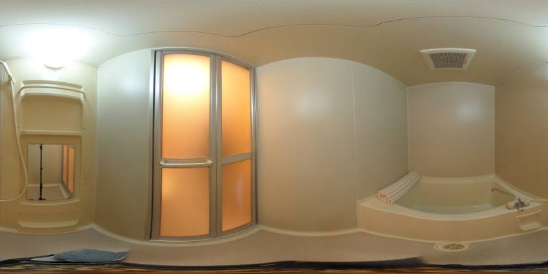 パノラマ画像バスルーム