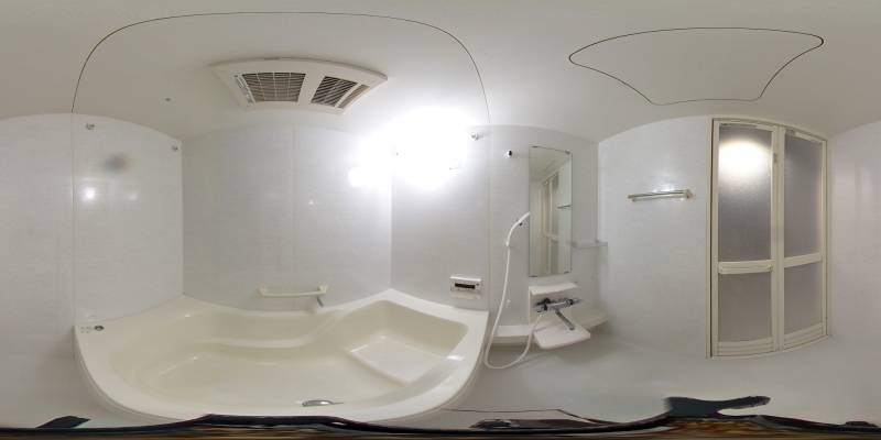 パノラマ画像バスルーム