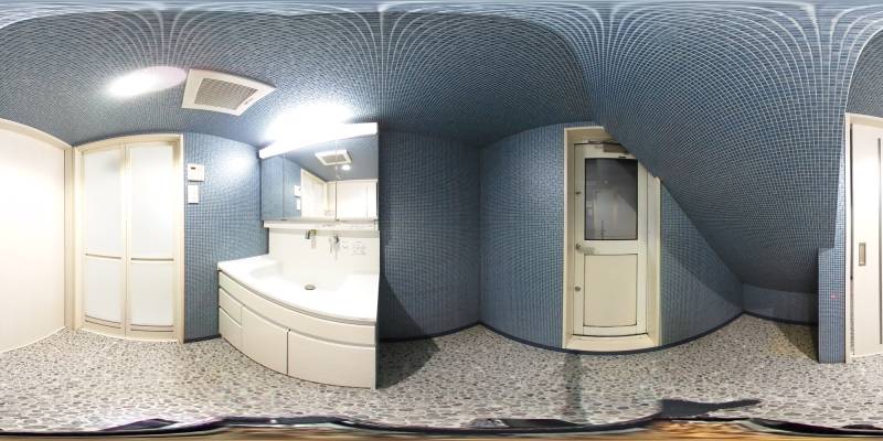 パノラマ画像洗面所