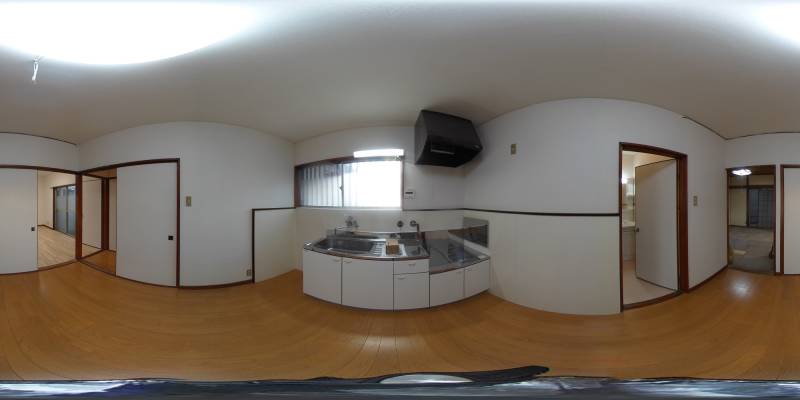 パノラマ画像キッチン